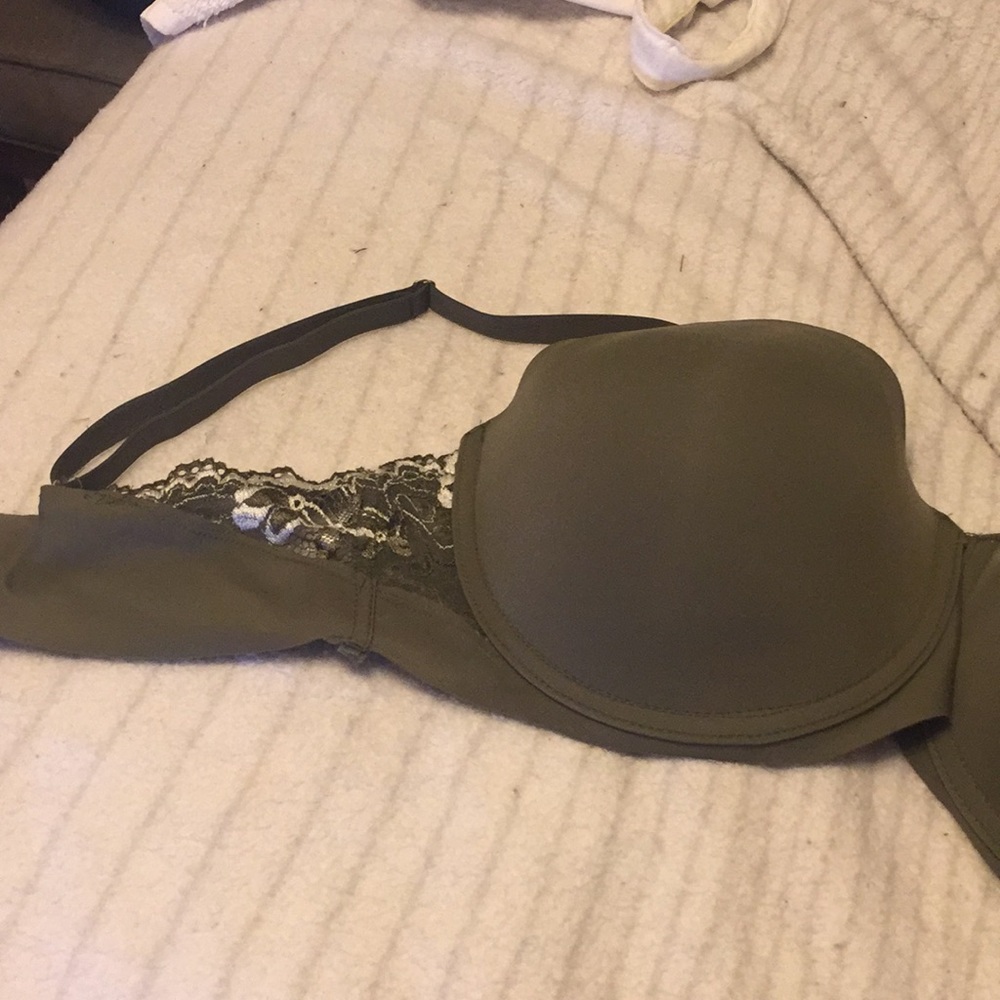 Olive green bra. New